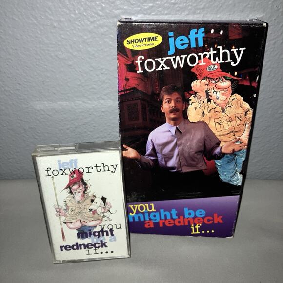 Vhs / Tape Jeff Foxworthy You Might Be a Redneck If... Video Tape / Cassette Lot - Picture 1 of 10